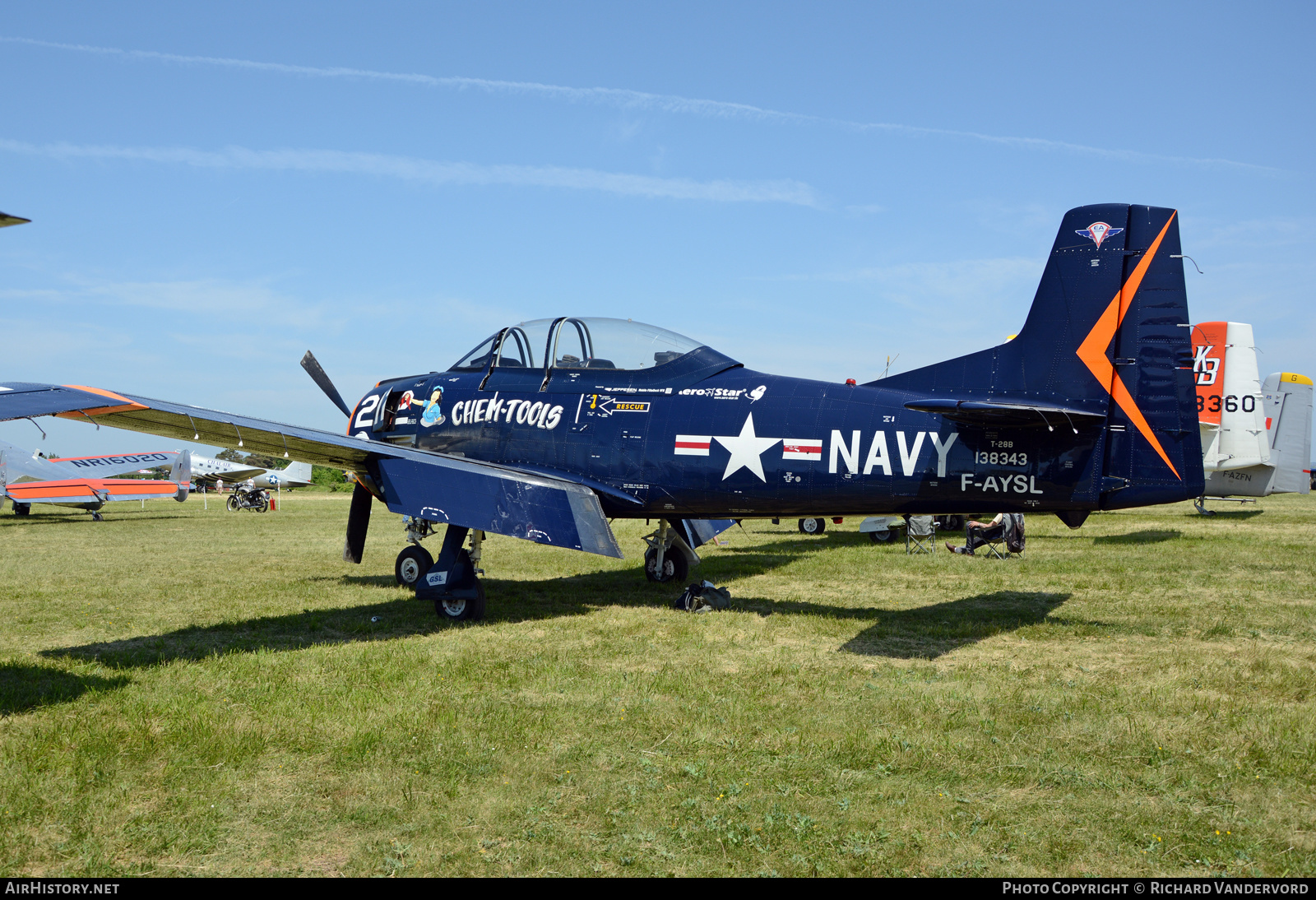 Aircraft Photo of F-AYSL / 138343 | North American T-28B Trojan | USA - Navy | AirHistory.net #577271