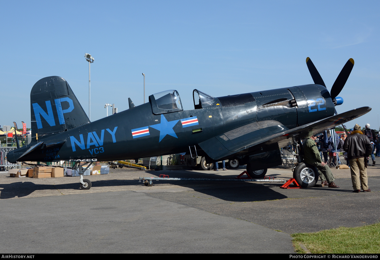 Aircraft Photo of F-AZEG / 124724 | Vought F4U-5NL Corsair | USA - Navy | AirHistory.net #577293