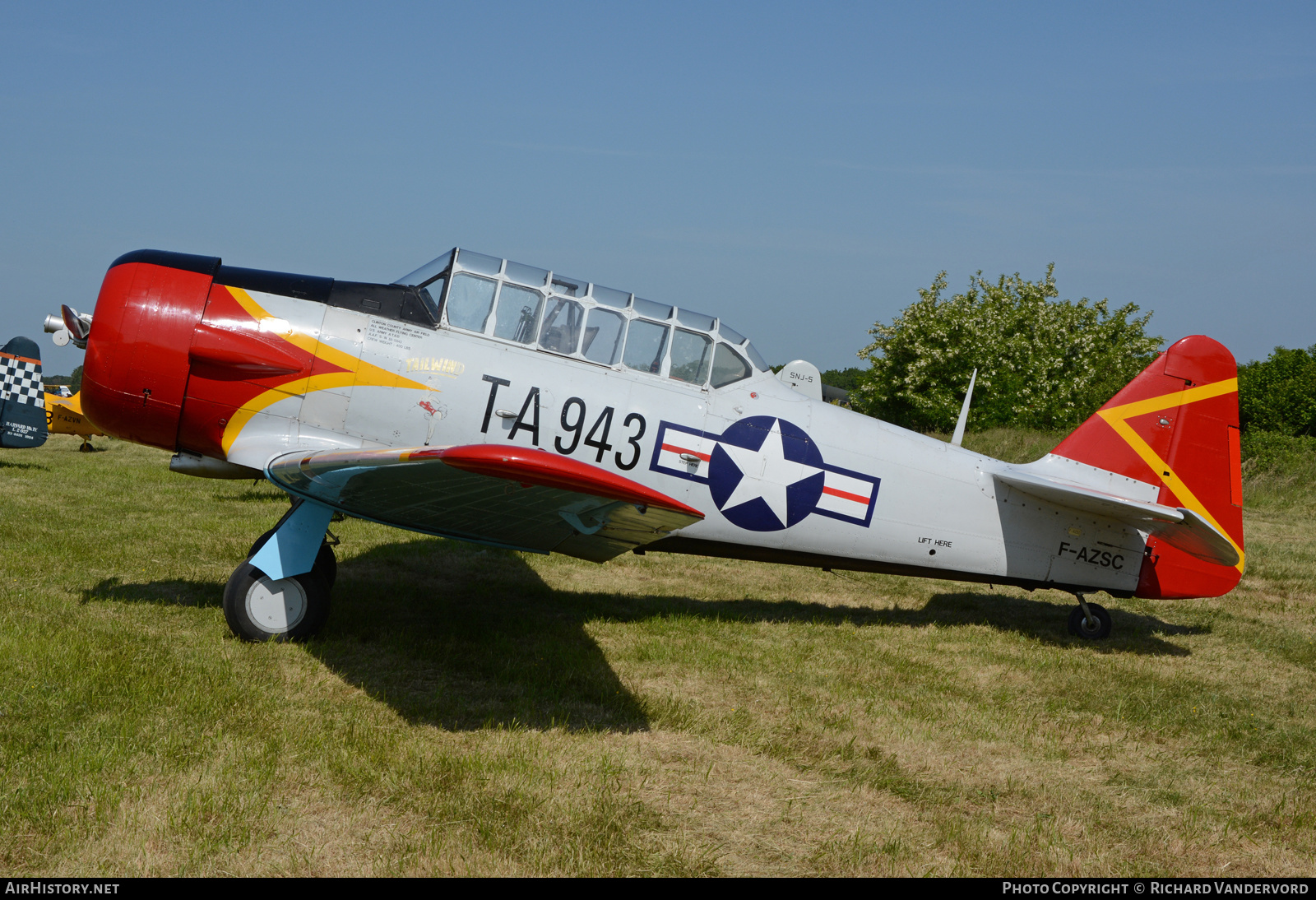 Aircraft Photo of F-AZSC | North American AT-6D Texan | USA - Air Force | AirHistory.net #577308
