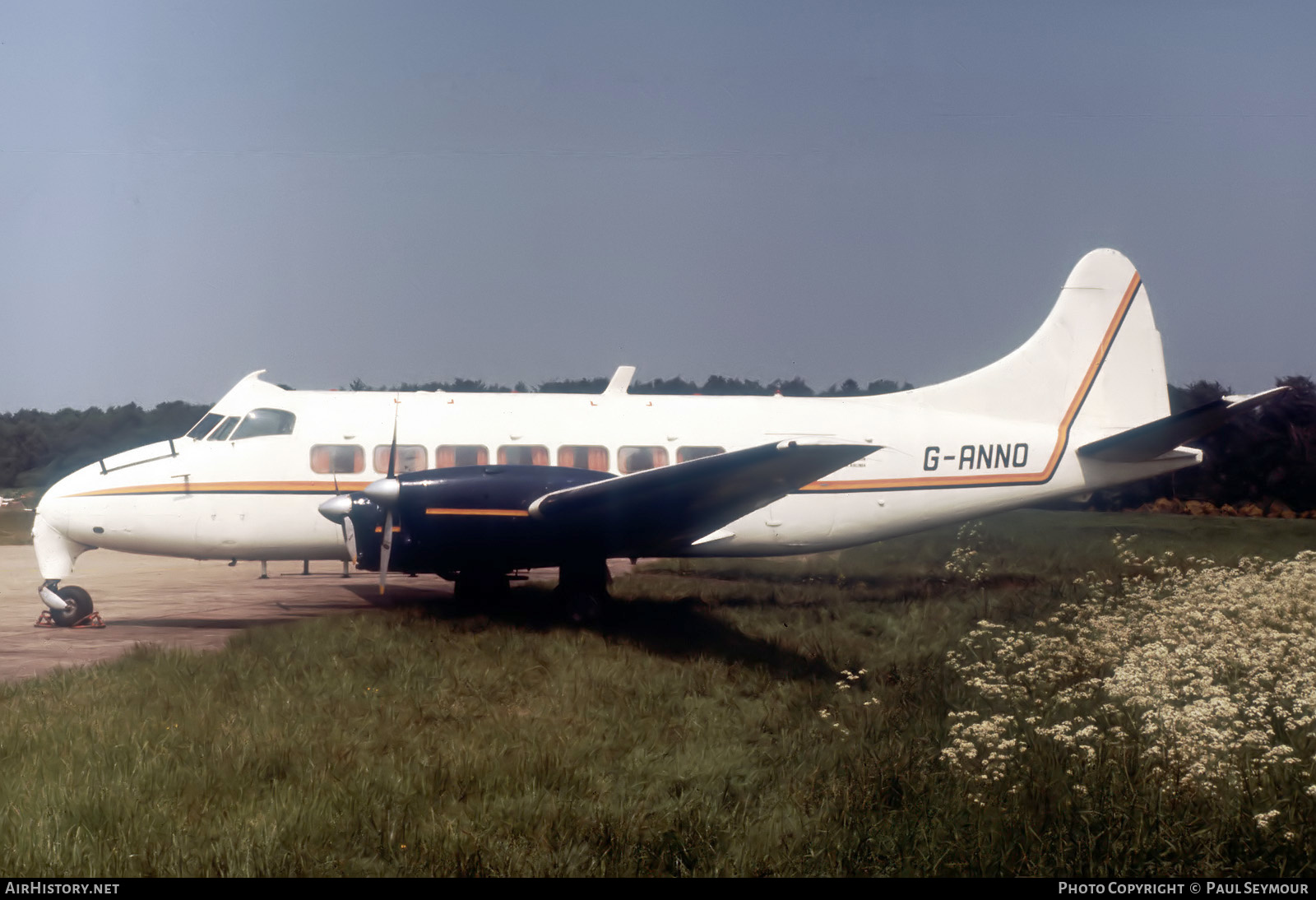 Aircraft Photo of G-ANNO | De Havilland D.H. 114 Heron 1B/C | Fairflight Charters | AirHistory.net #577313