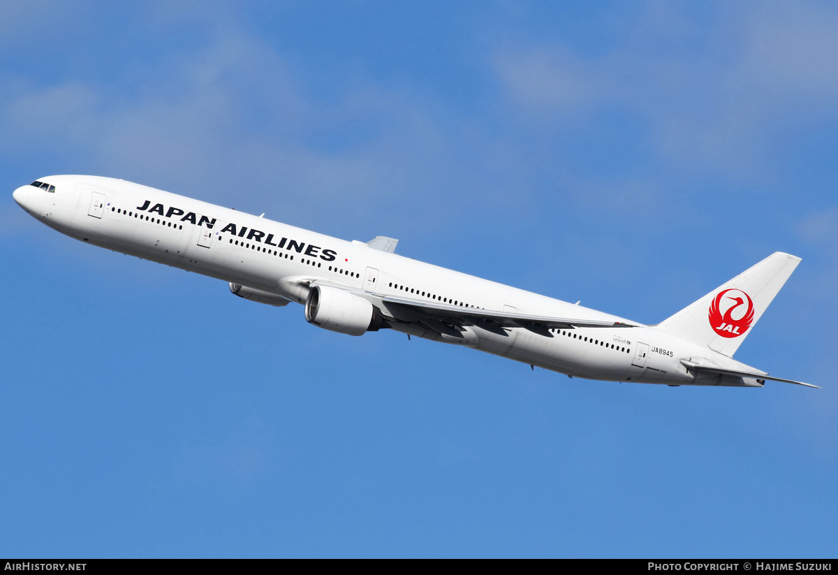 Aircraft Photo of JA8945 | Boeing 777-346 | Japan Airlines - JAL | AirHistory.net #577315