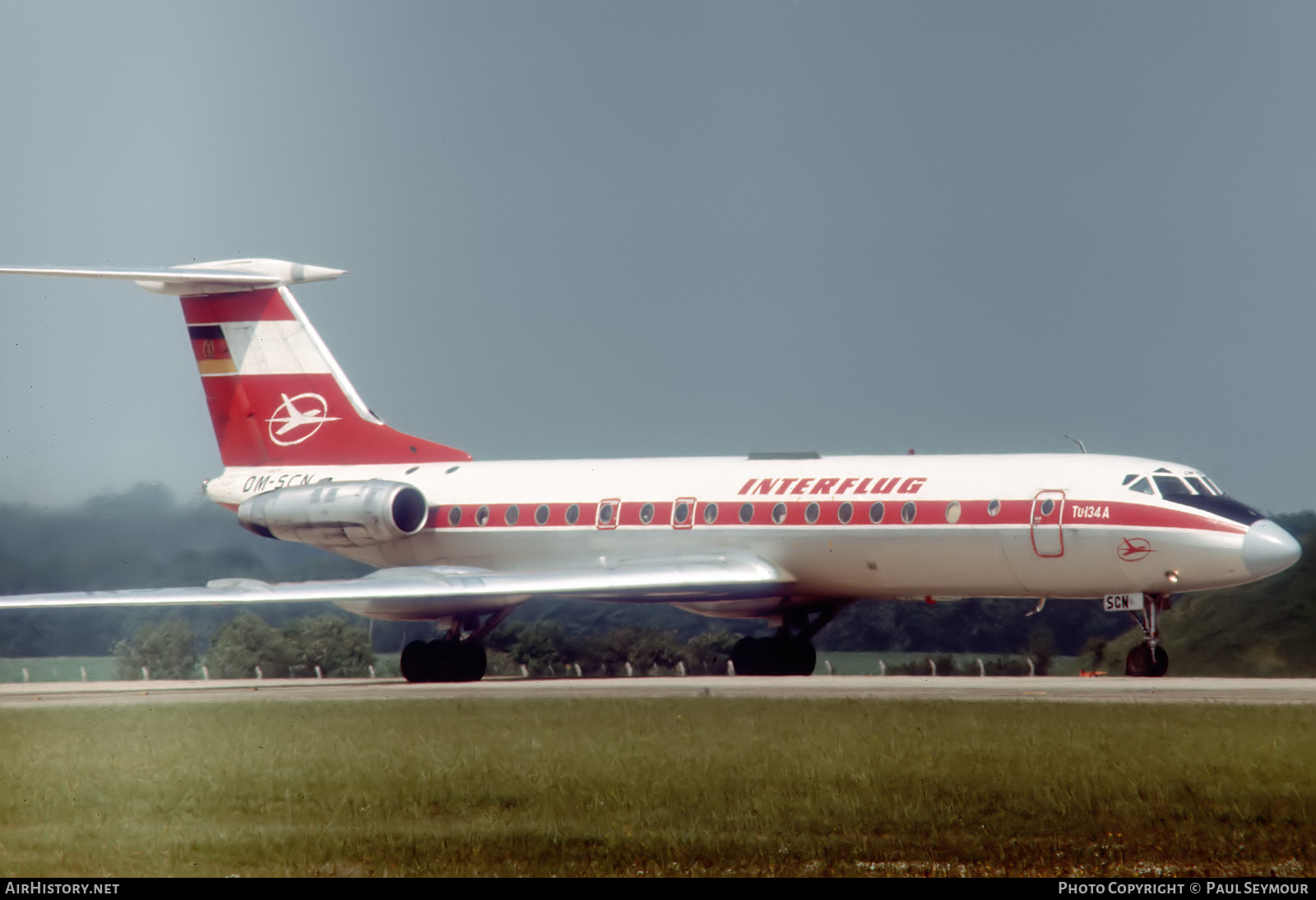 Aircraft Photo of DM-SCN | Tupolev Tu-134AK | Interflug | AirHistory.net #577335
