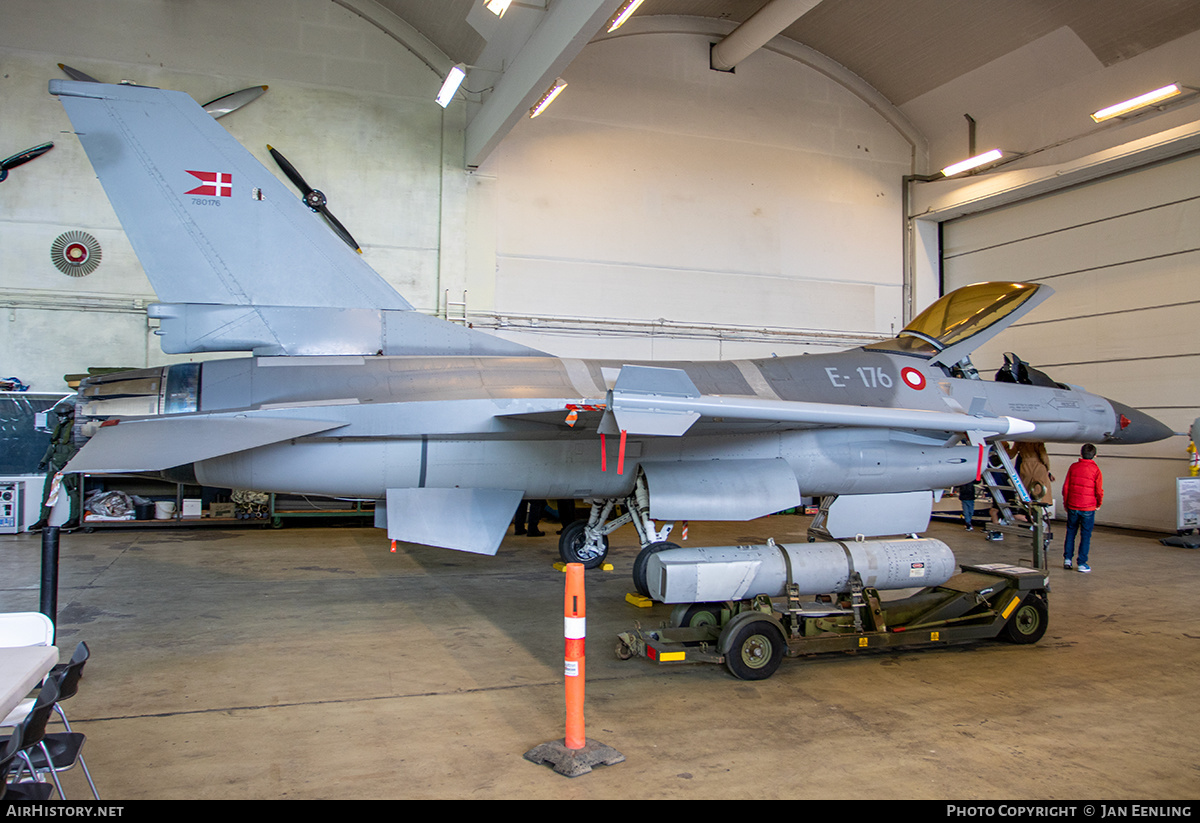 Aircraft Photo of E-176 | Lockheed F-16AM Fighting Falcon | Denmark - Air Force | AirHistory.net #577338