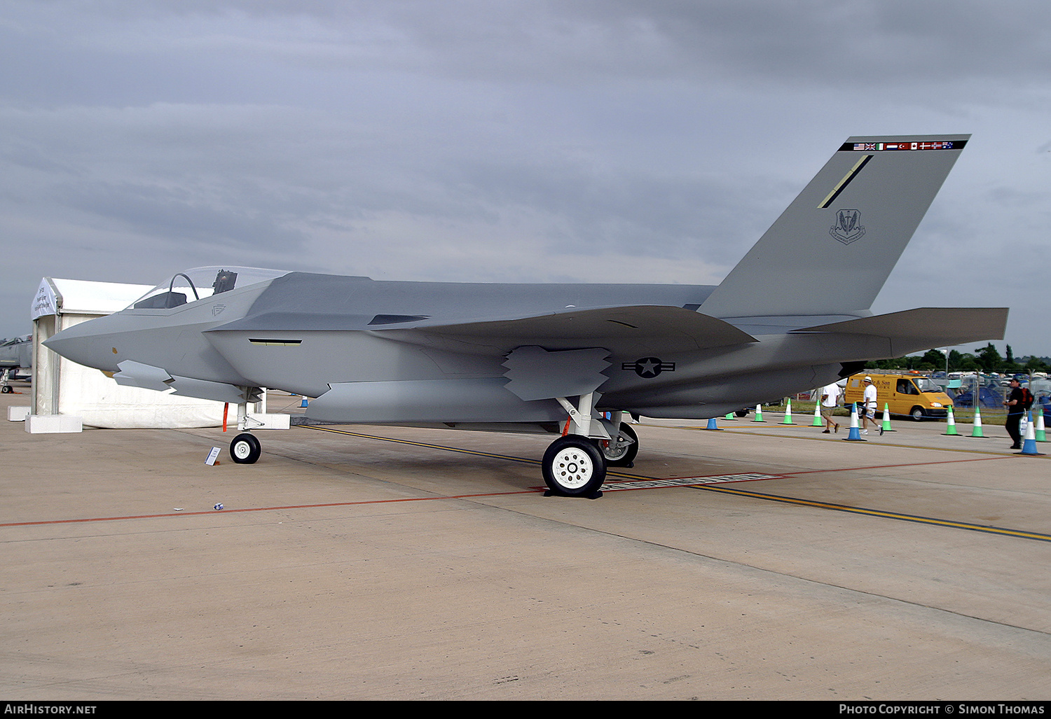 Aircraft Photo of No Reg | Lockheed Martin F-35 Lightning II (mock-up) | USA - Air Force | AirHistory.net #577339