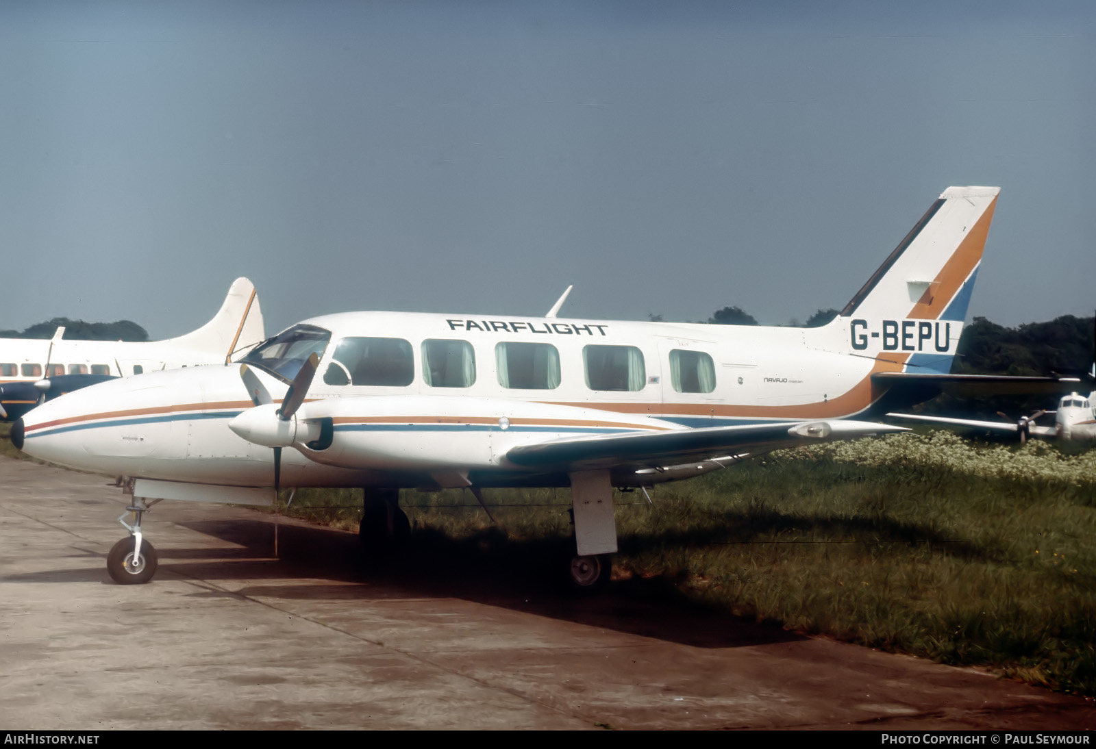 Aircraft Photo of G-BEPU | Piper PA-31-350 Navajo Chieftain | Fairflight | AirHistory.net #577342