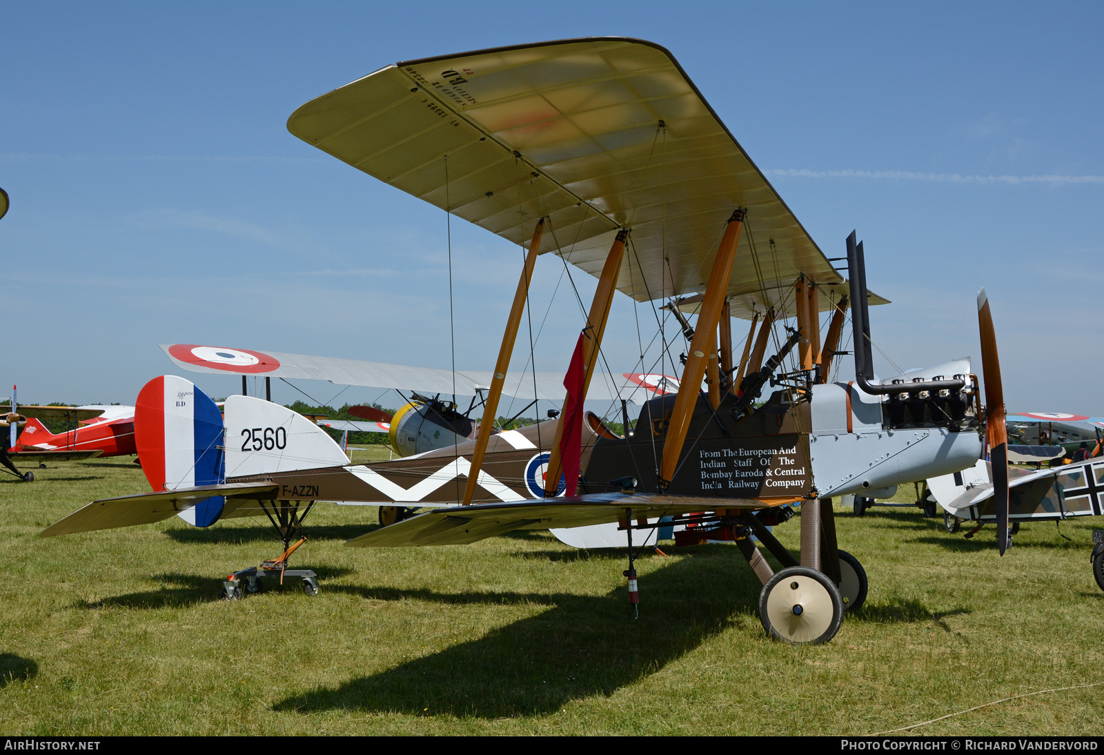 Aircraft Photo of F-AZZN / 2560 | Royal Aircraft Factory BE-2f (replica) | UK - Air Force | AirHistory.net #577346