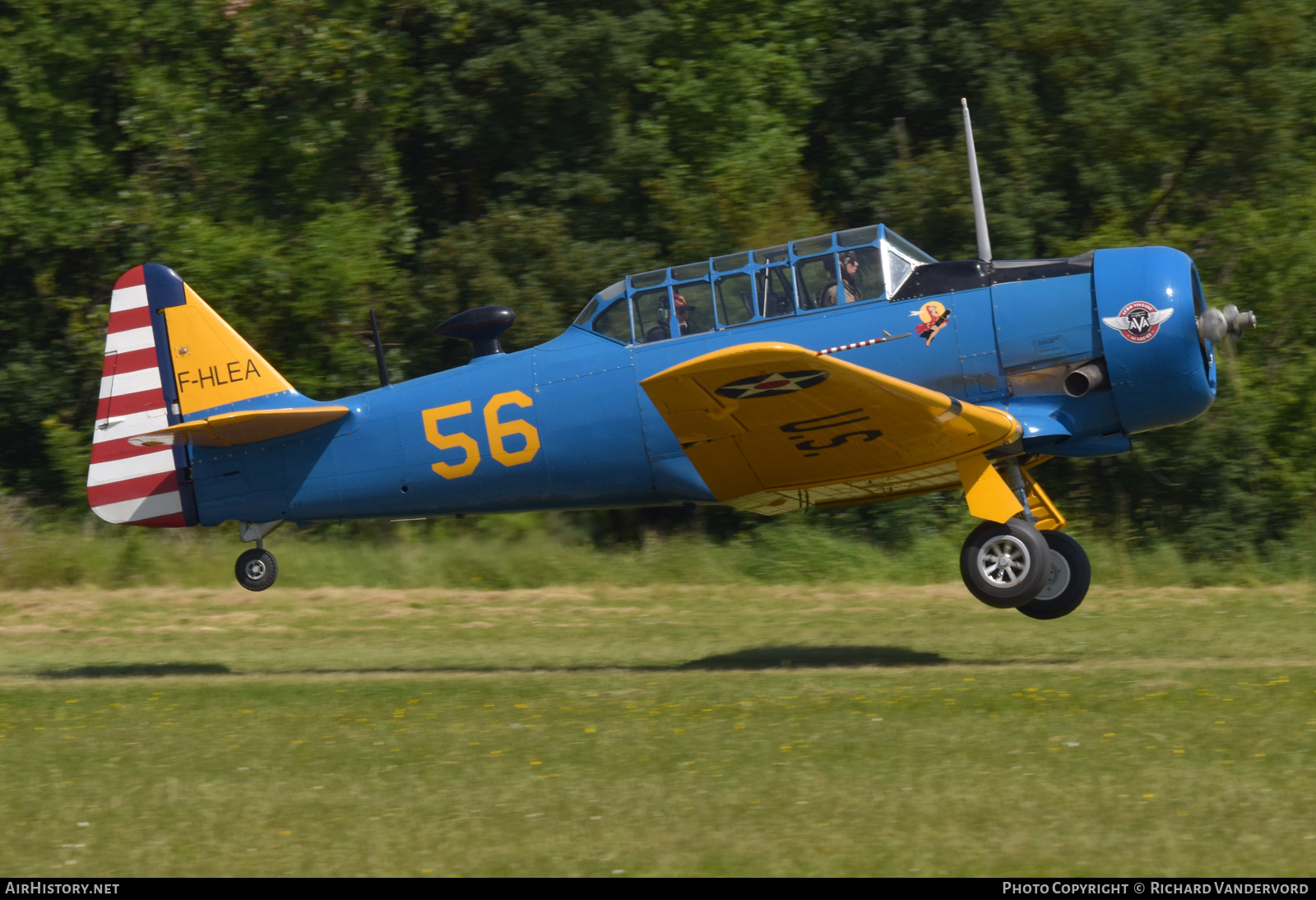 Aircraft Photo of F-HLEA / 49-3056 | North American T-6G Texan | AVA - Aero Vintage Academy | USA - Air Force | AirHistory.net #577353