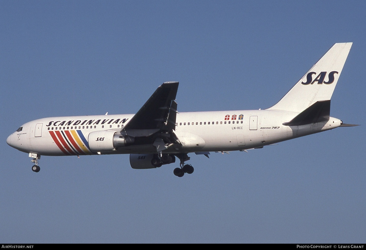 Aircraft Photo of LN-RCC | Boeing 767-283/ER | Scandinavian Airlines - SAS | AirHistory.net #577359