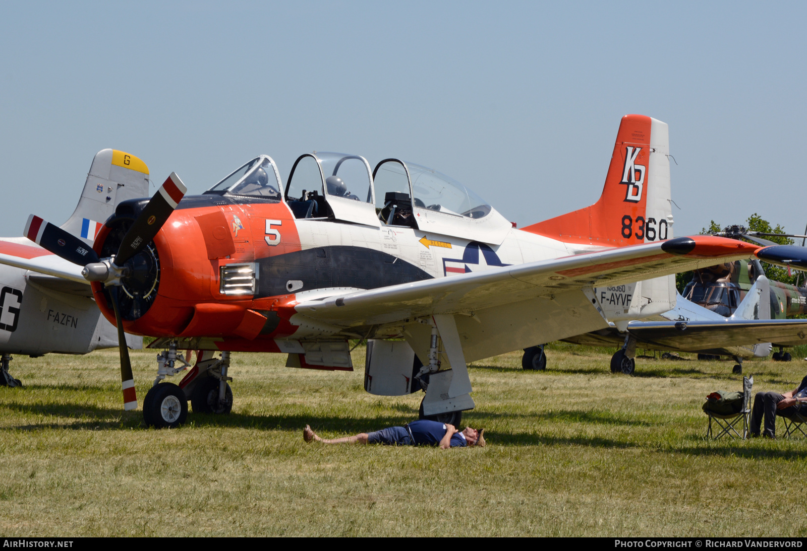 Aircraft Photo of F-AYVF / 138360 | North American T-28B Trojan | USA - Marines | AirHistory.net #577368