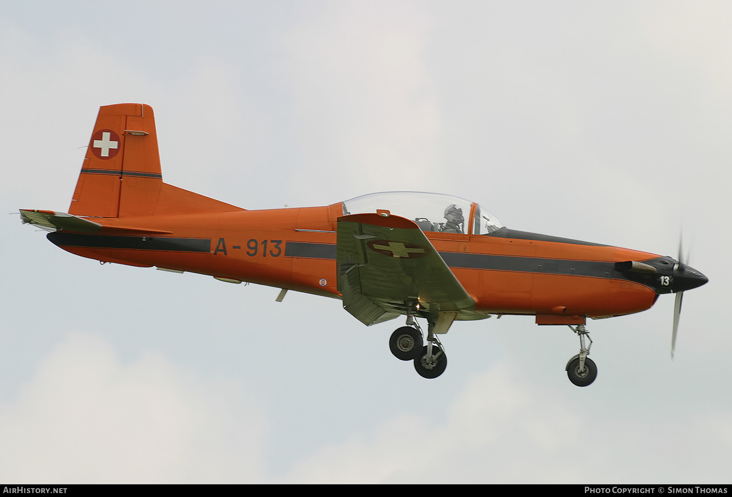 Aircraft Photo of A-913 | Pilatus PC-7 | Switzerland - Air Force | AirHistory.net #577378