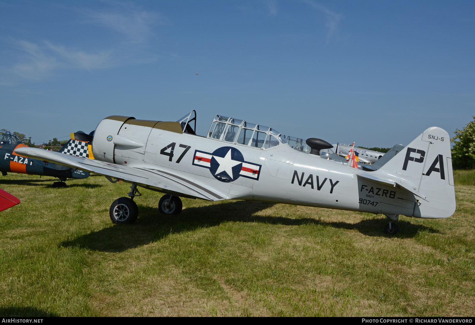 Aircraft Photo of F-AZRB / 90747 | North American SNJ-5 Texan | USA - Navy | AirHistory.net #577386