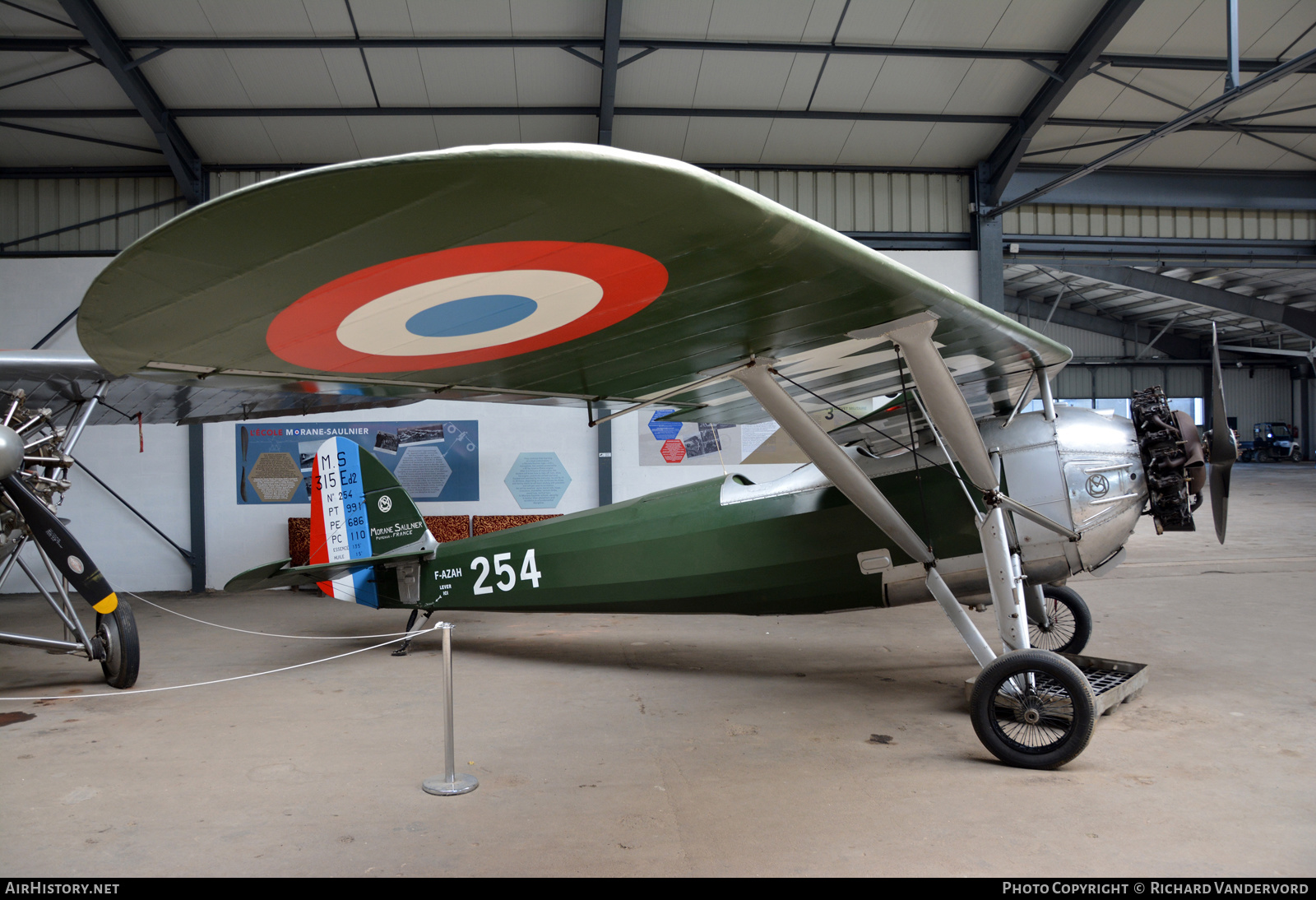 Aircraft Photo of F-AZAH / 254 | Morane-Saulnier MS-315 Ed | France - Air Force | AirHistory.net #577393