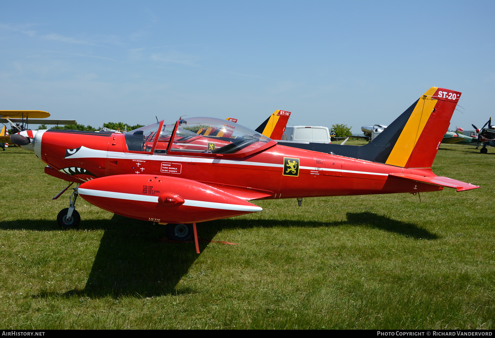 Aircraft Photo of ST-20 | SIAI-Marchetti SF-260M | Belgium - Air Force | AirHistory.net #577395