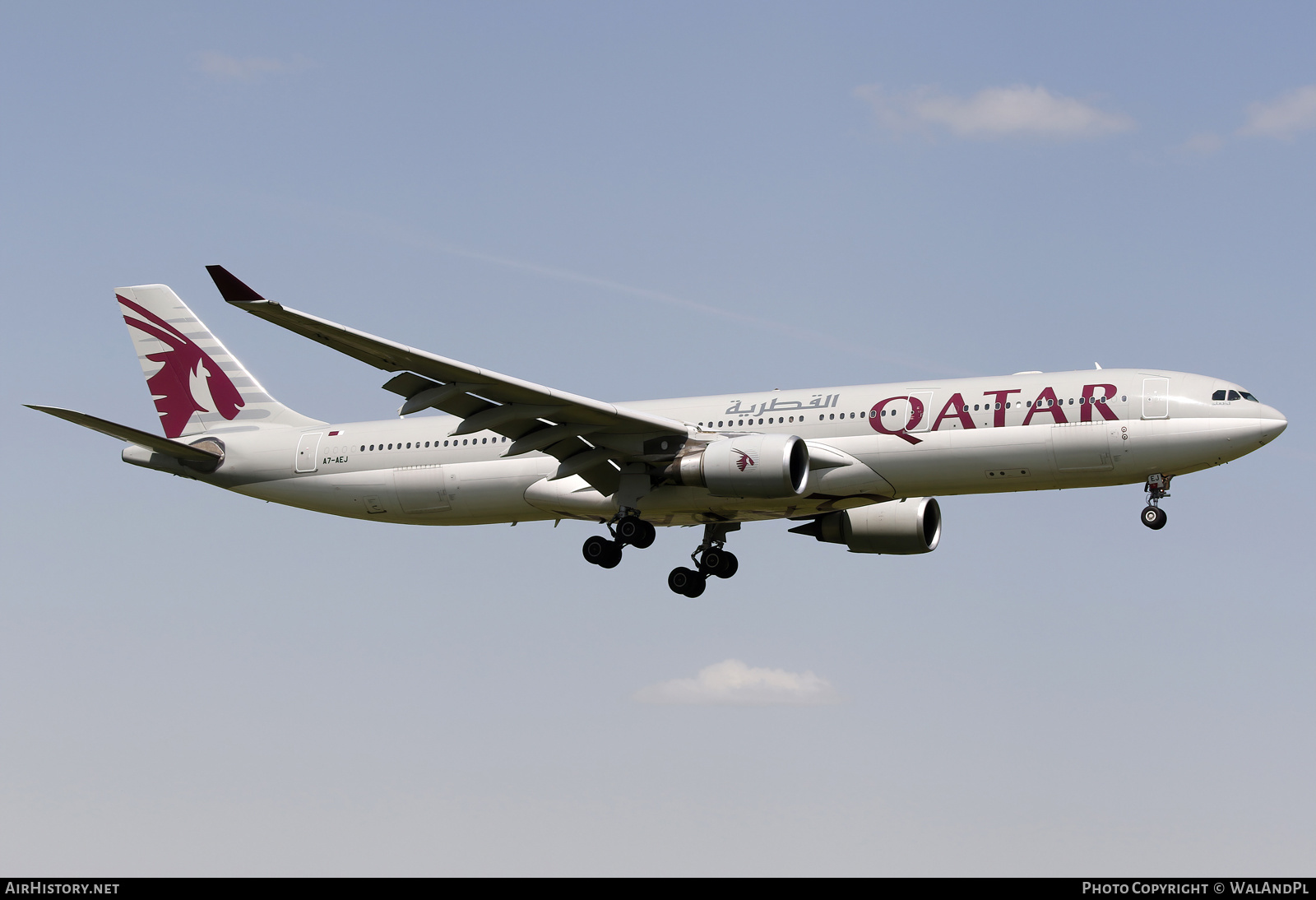 Aircraft Photo of A7-AEJ | Airbus A330-302 | Qatar Airways | AirHistory.net #577480