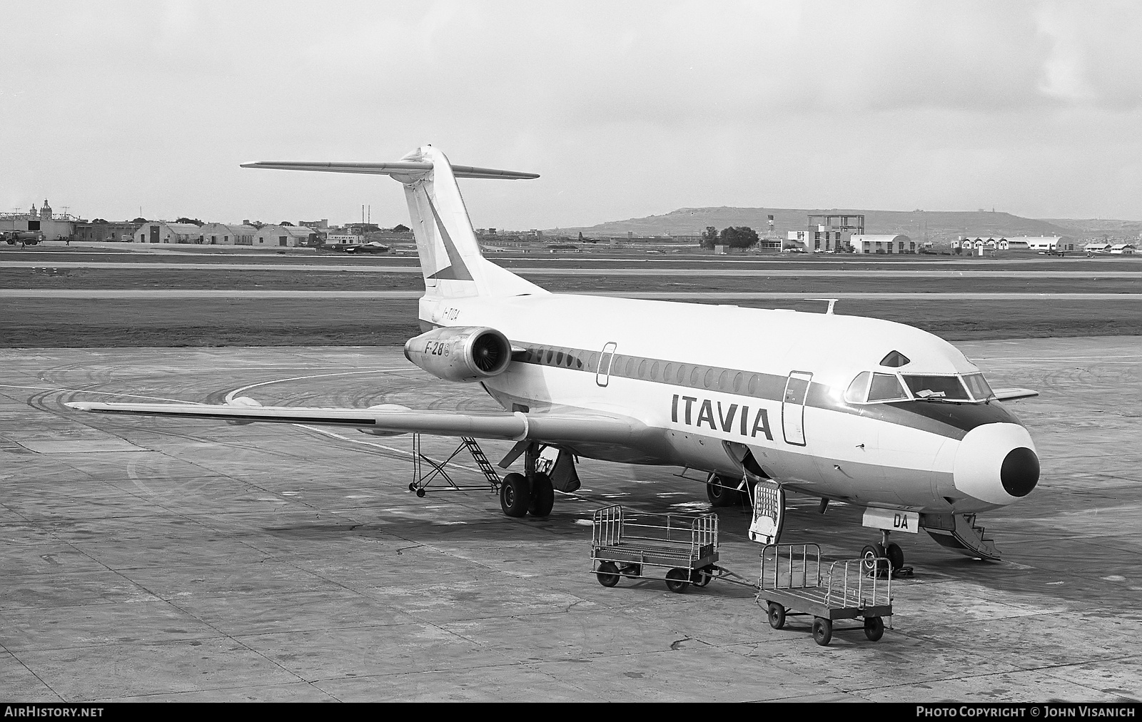 Aircraft Photo of I-TIDA | Fokker F28-1000 Fellowship | Itavia | AirHistory.net #577495