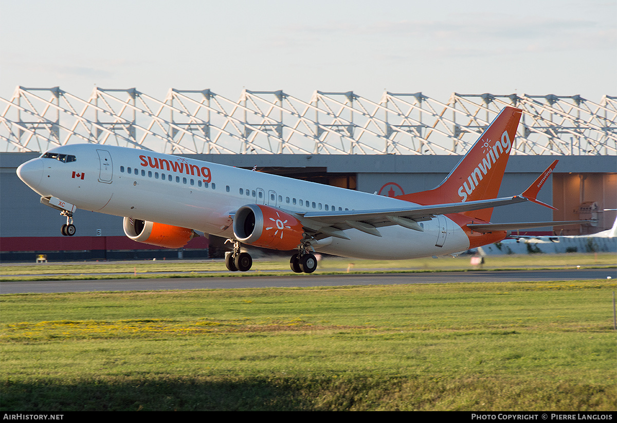 Aircraft Photo of C-FYXC | Boeing 737-8 Max 8 | Sunwing Airlines | AirHistory.net #577510