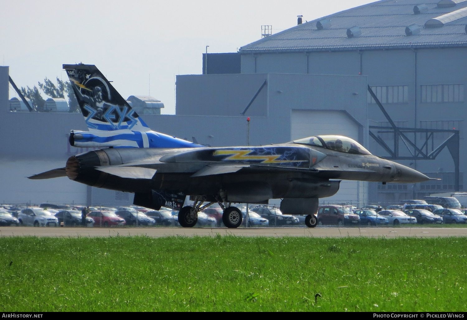 Aircraft Photo of 505 | Lockheed Martin F-16CJ Fighting Falcon | Greece - Air Force | AirHistory.net #577528