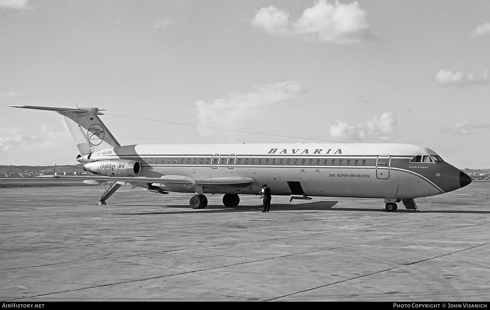 Aircraft Photo of D-ALFA | BAC 111-528FL One-Eleven | Bavaria Fluggesellschaft | AirHistory.net #577530