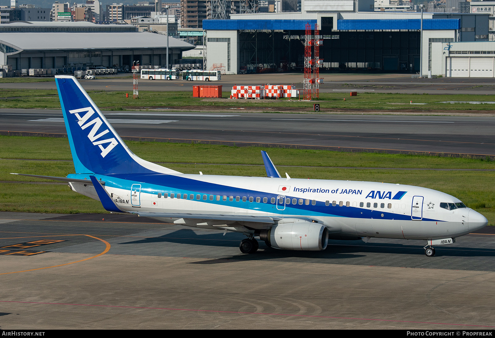 Aircraft Photo of JA18AN | Boeing 737-781 | All Nippon Airways - ANA | AirHistory.net #577545