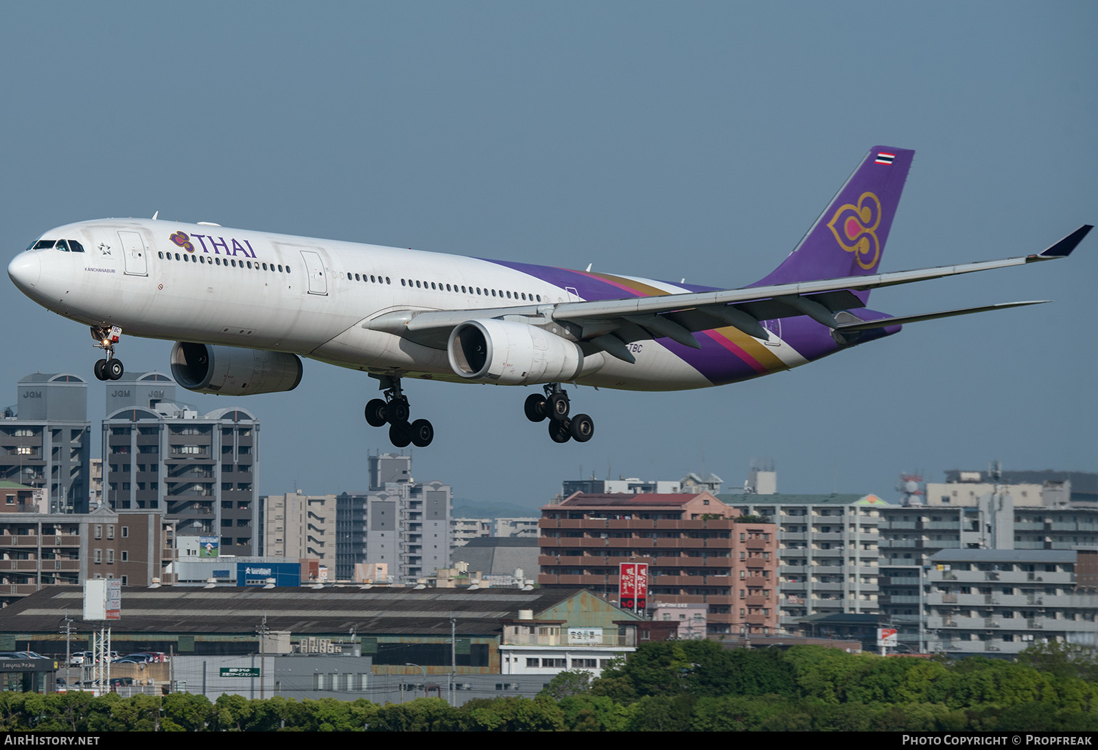 Aircraft Photo of HS-TBC | Airbus A330-343E | Thai Airways International | AirHistory.net #577556