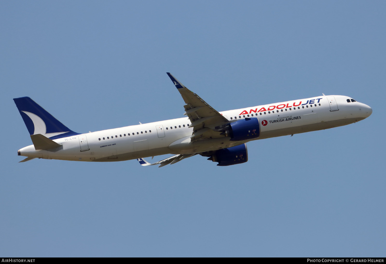 Aircraft Photo of TC-LTU | Airbus A321-271NX | AnadoluJet | AirHistory.net #577572