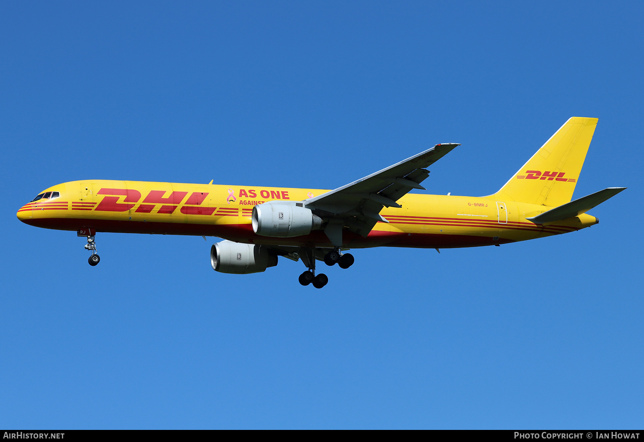 Aircraft Photo of G-BMRJ | Boeing 757-236/SF | DHL International | AirHistory.net #577600