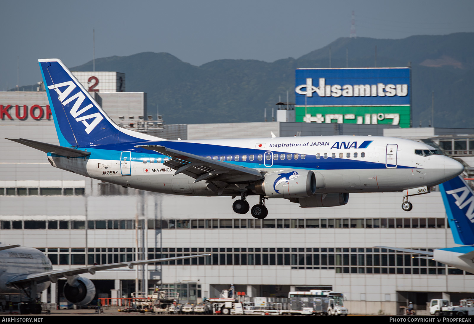 Aircraft Photo of JA356K | Boeing 737-5L9 | All Nippon Airways - ANA Wings | AirHistory.net #577602