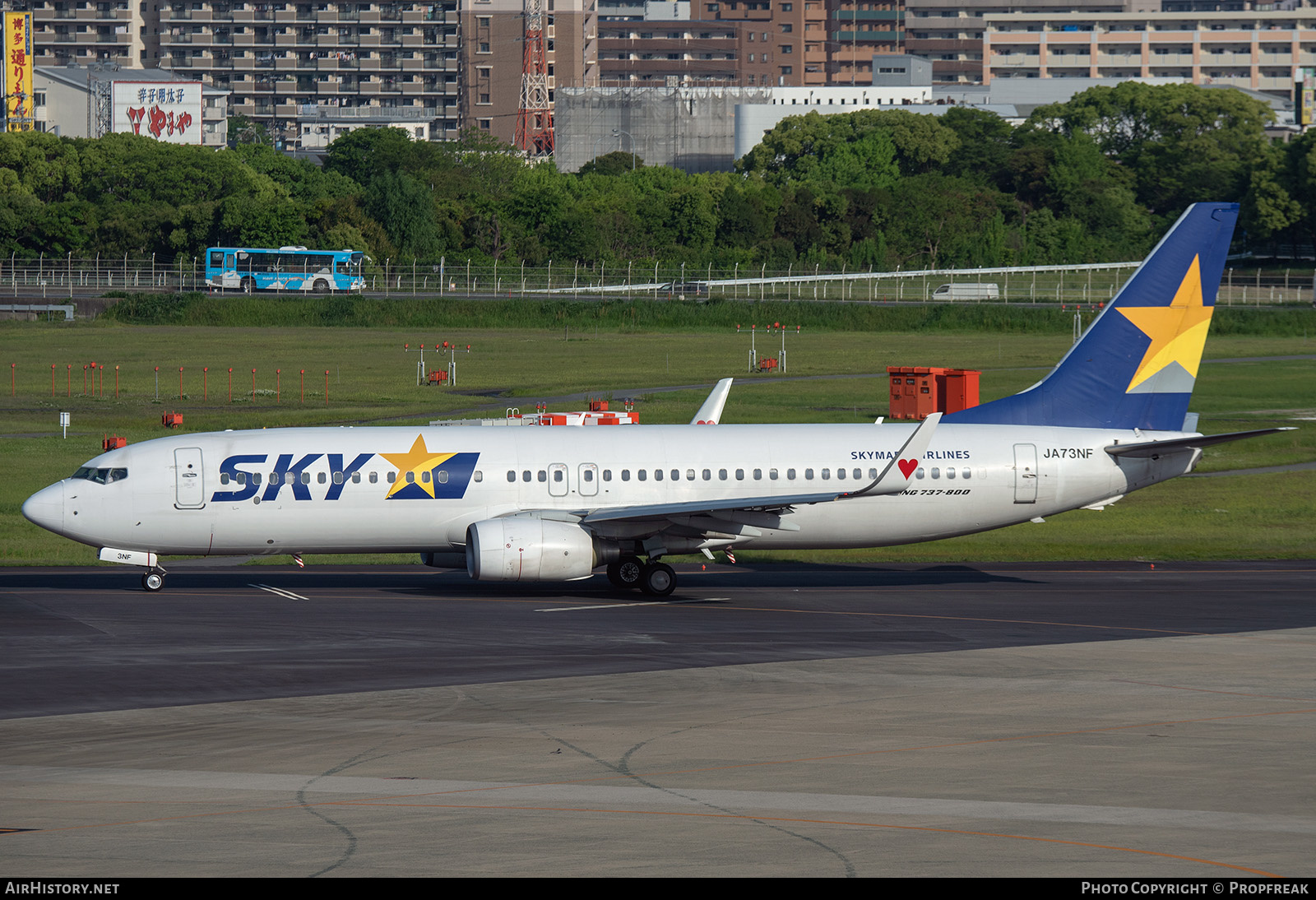 Aircraft Photo of JA73NF | Boeing 737-86N | Skymark Airlines | AirHistory.net #577618