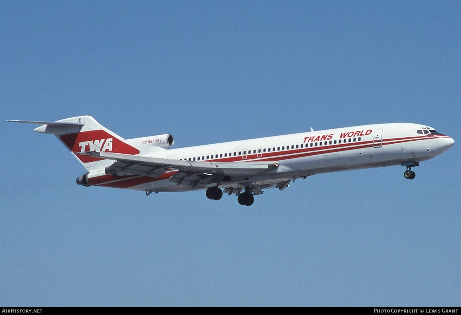 Aircraft Photo of N64347 | Boeing 727-231/Adv | Trans World Airlines - TWA | AirHistory.net #577619