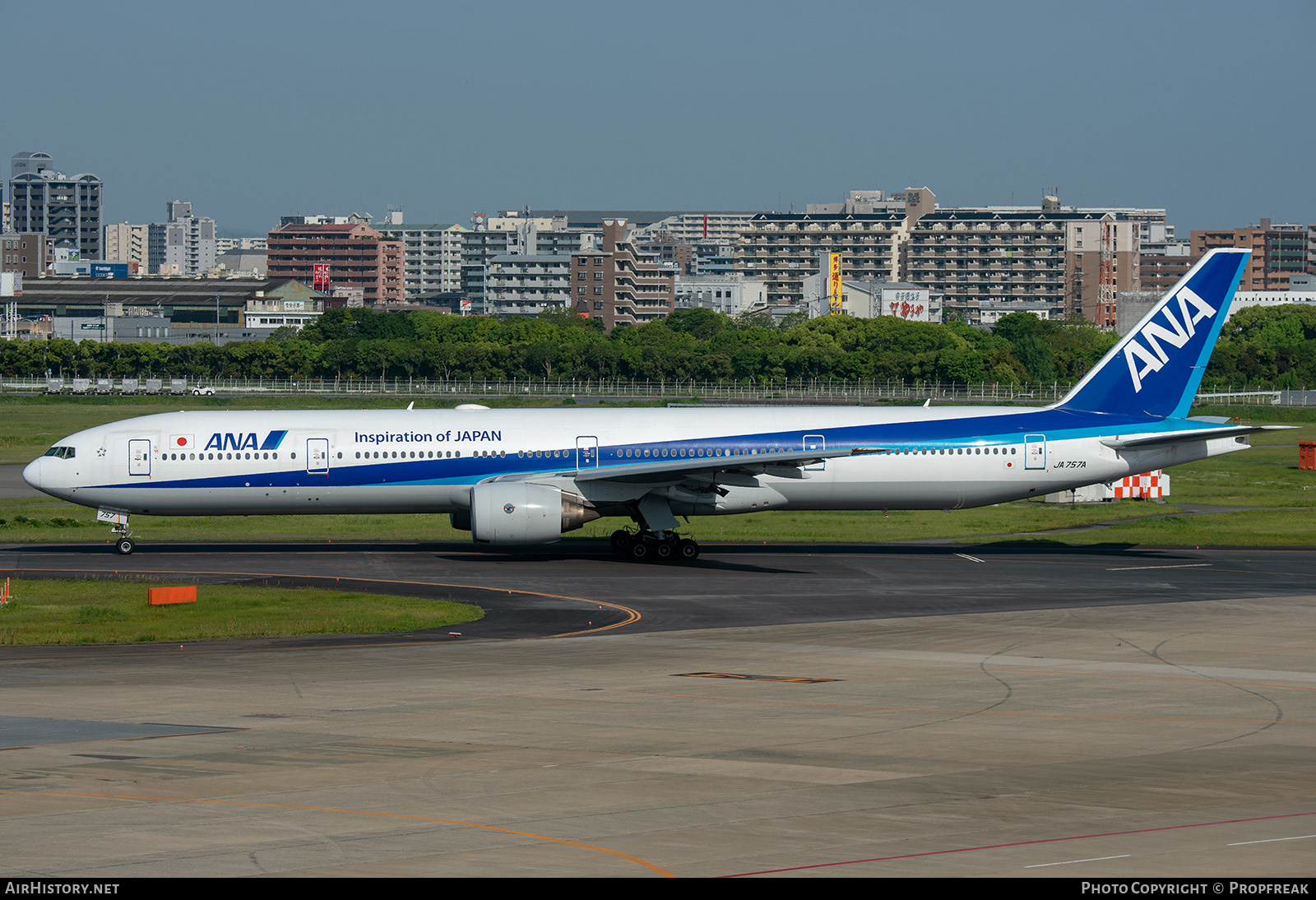 Aircraft Photo of JA757A | Boeing 777-381 | All Nippon Airways - ANA | AirHistory.net #577677