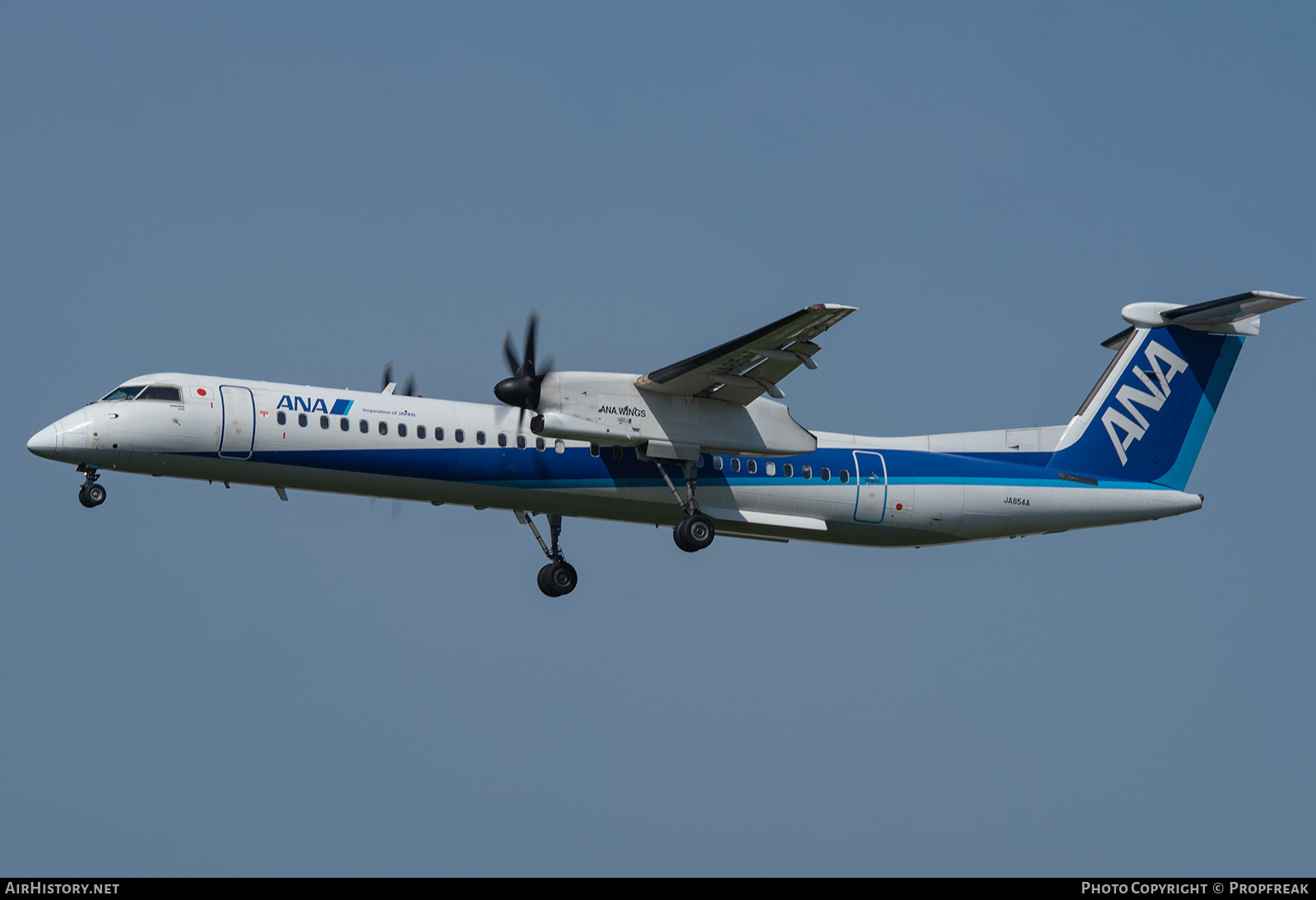 Aircraft Photo of JA854A | Bombardier DHC-8-402 Dash 8 | All Nippon Airways - ANA Wings | AirHistory.net #577685