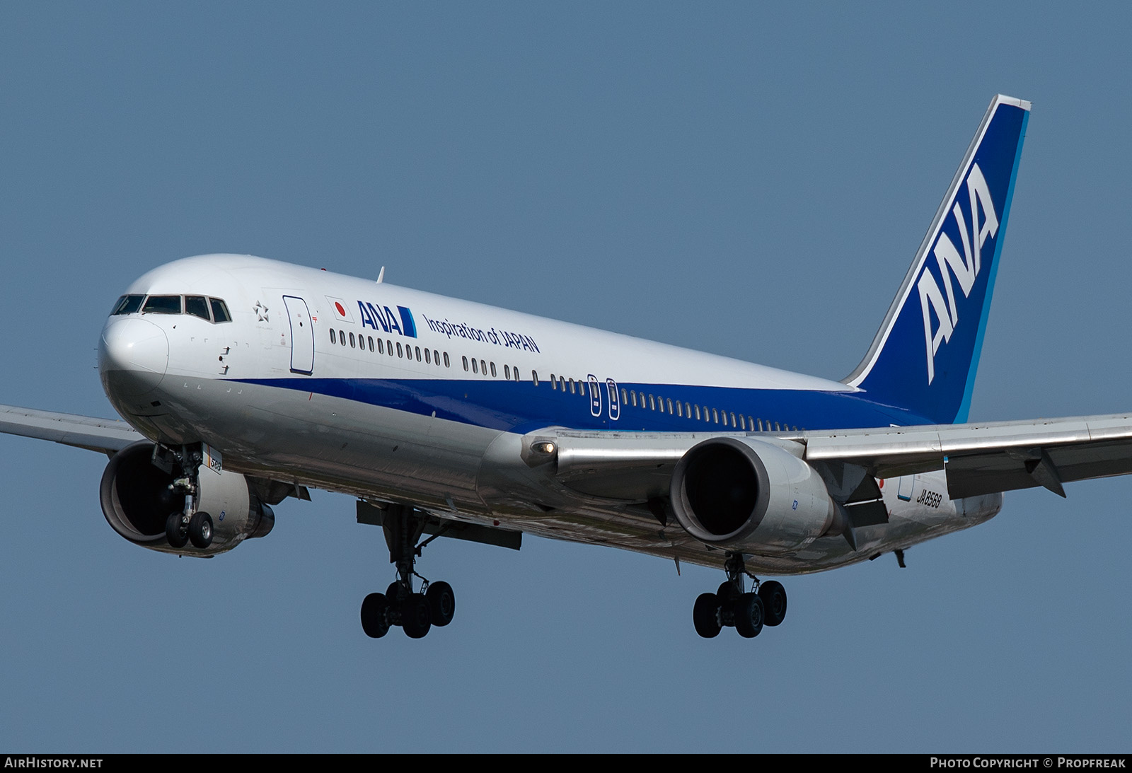 Aircraft Photo of JA8568 | Boeing 767-381 | All Nippon Airways - ANA | AirHistory.net #577698