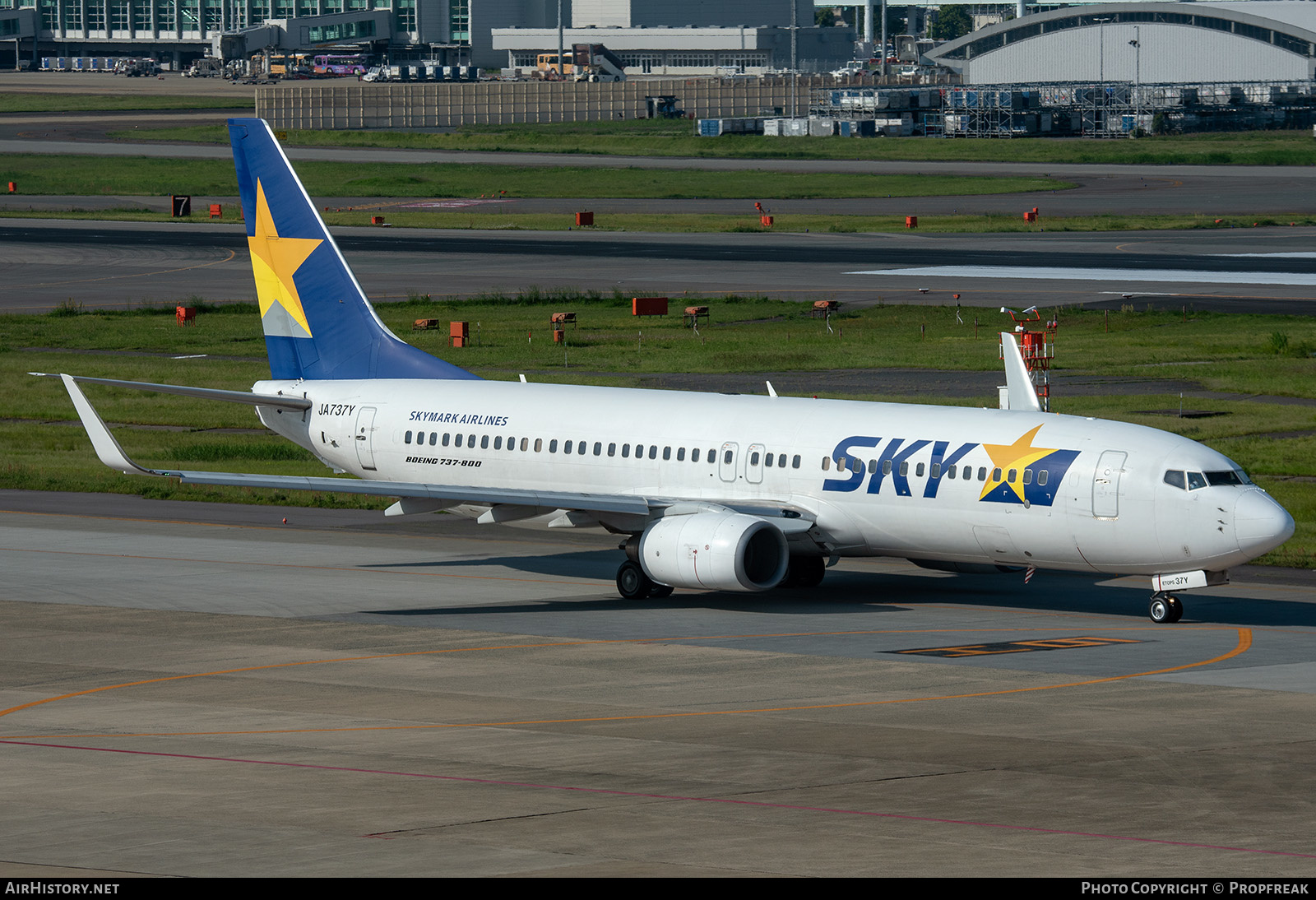 Aircraft Photo of JA737Y | Boeing 737-8FZ | Skymark Airlines | AirHistory.net #577699