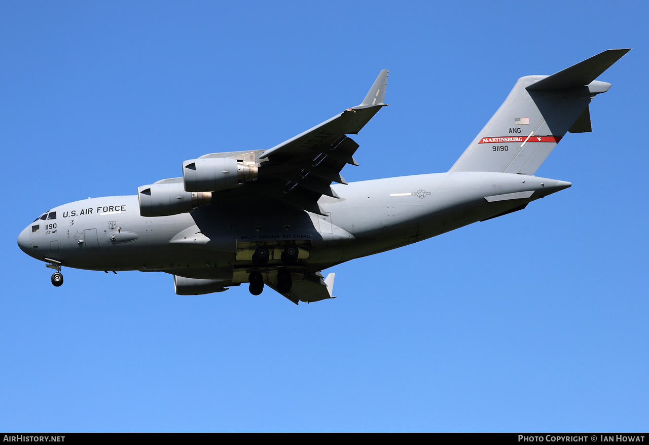 Aircraft Photo of 89-1190 / 91190 | McDonnell Douglas C-17A Globemaster III | USA - Air Force | AirHistory.net #577708