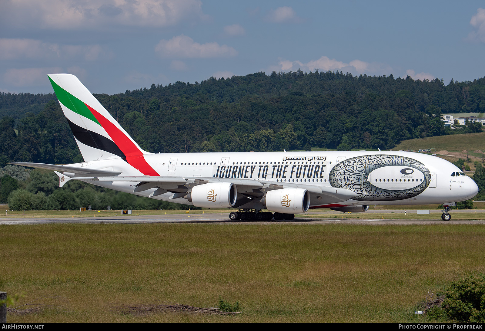 Aircraft Photo of A6-EEI | Airbus A380-861 | Emirates | AirHistory.net #577718