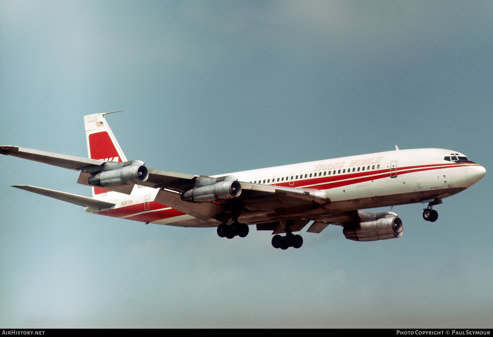Aircraft Photo of N28726 | Boeing 707-331B | Trans World Airlines - TWA | AirHistory.net #577720
