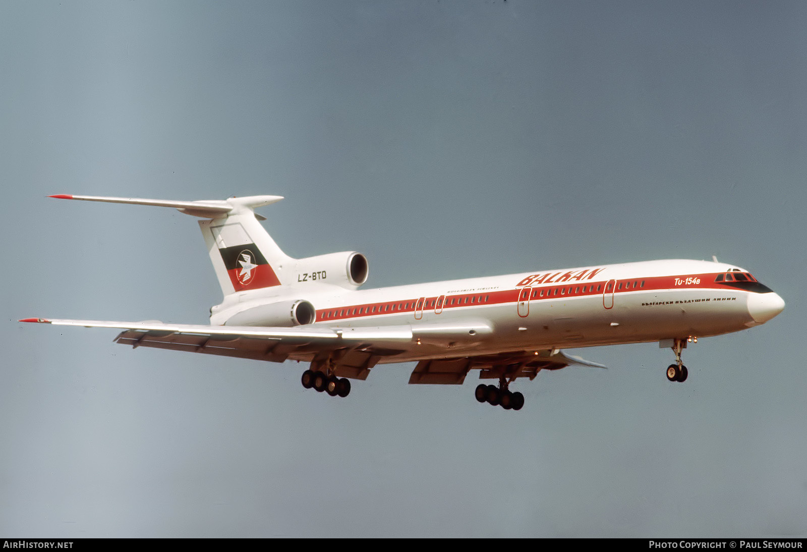 Aircraft Photo of LZ-BTD | Tupolev Tu-154B | Balkan - Bulgarian Airlines | AirHistory.net #577722