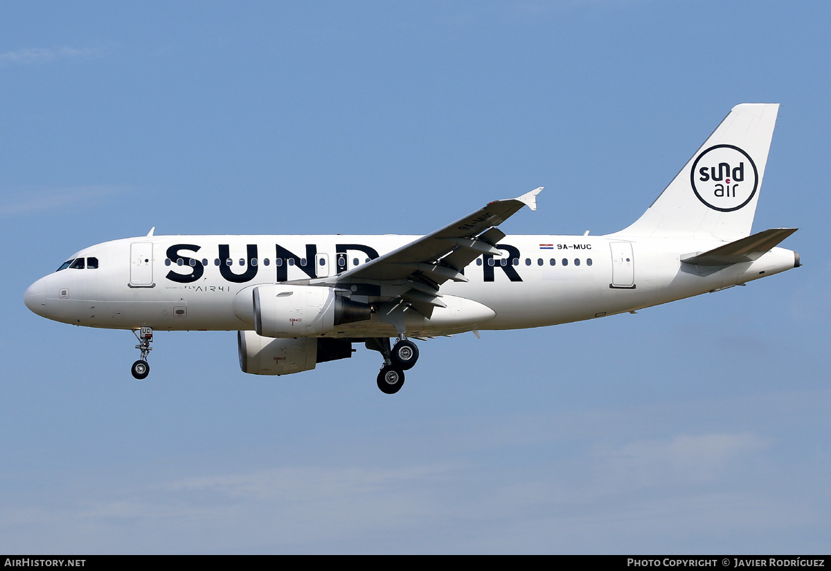 Aircraft Photo of 9A-MUC | Airbus A319-112 | Sundair | AirHistory.net #577741