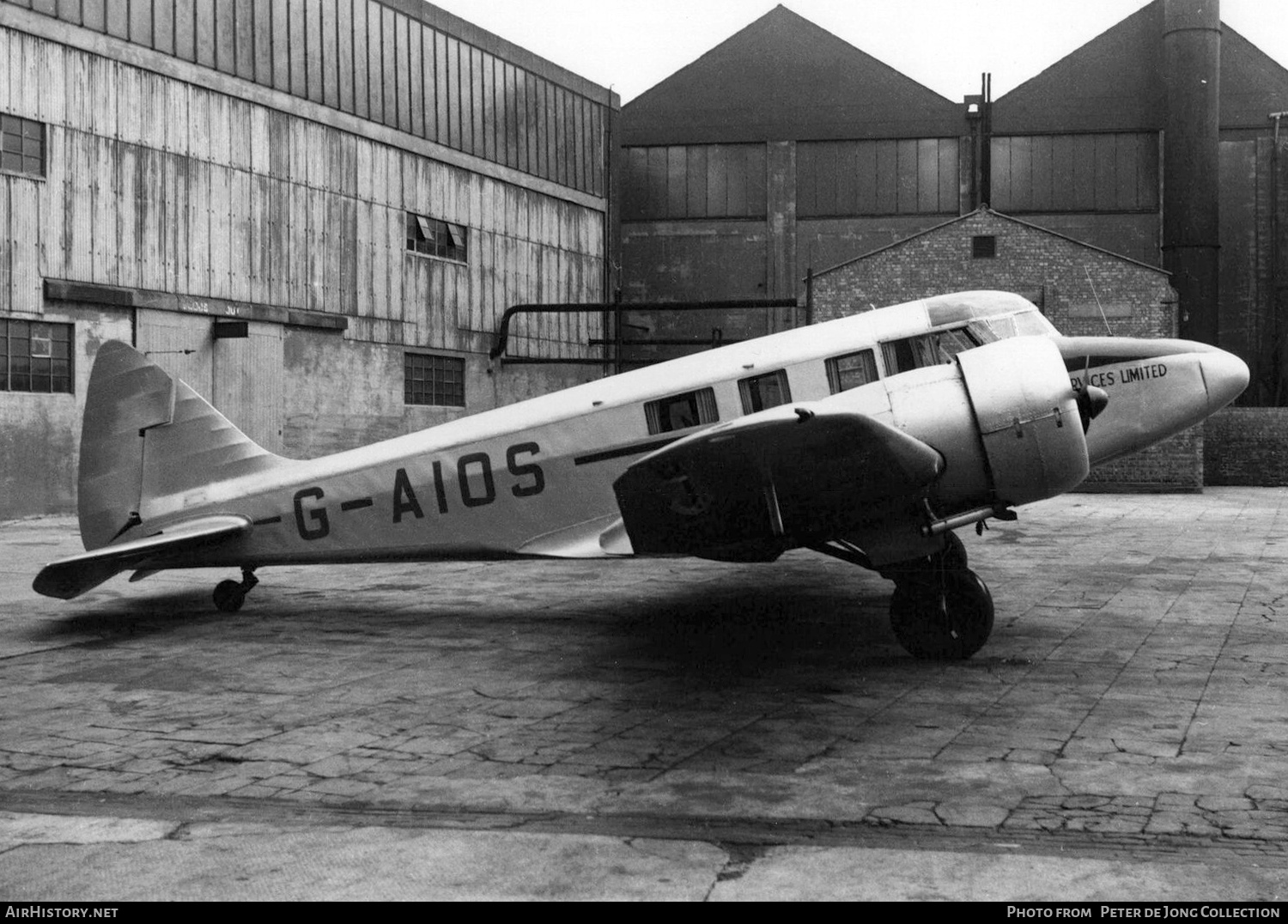 Aircraft Photo of G-AIOS | Airspeed AS-65 Consul | Morton Air Services | AirHistory.net #577759
