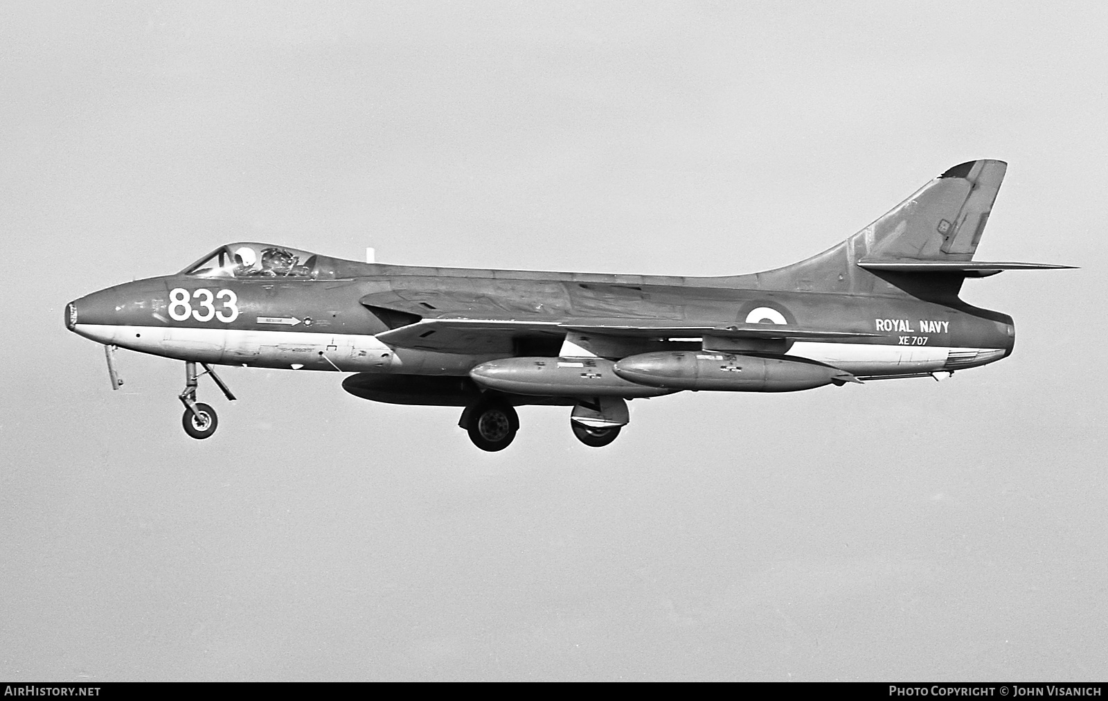 Aircraft Photo of XE707 | Hawker Hunter GA11 | UK - Navy | AirHistory.net #577785