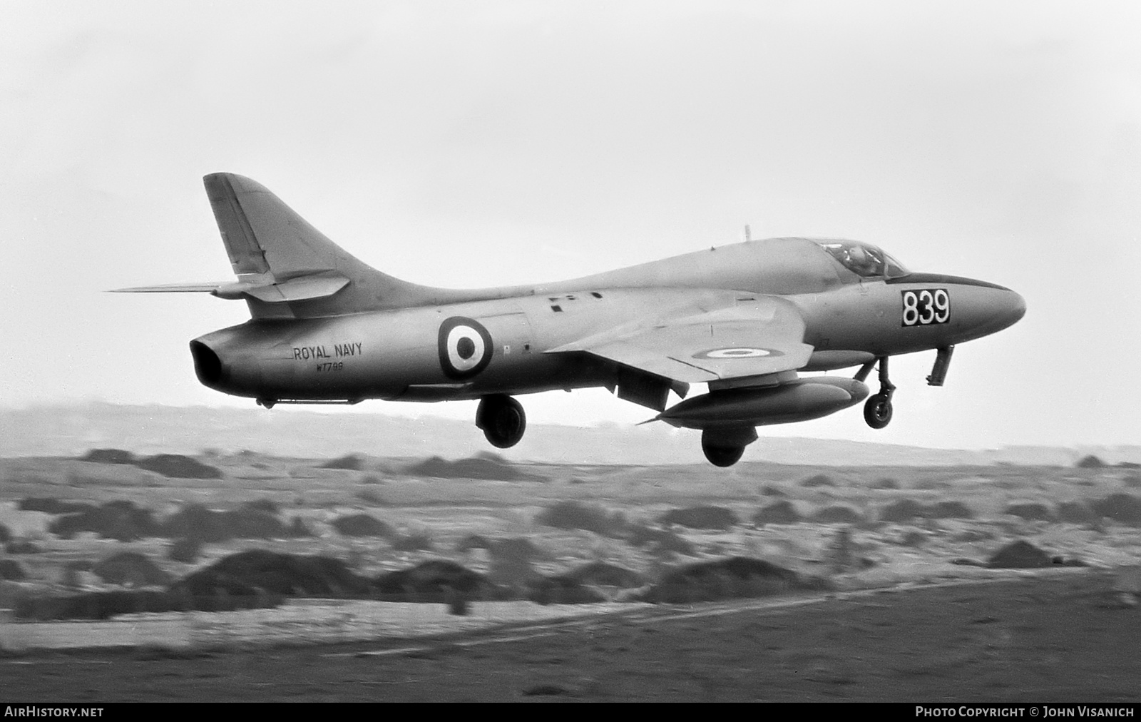 Aircraft Photo of WT799 | Hawker Hunter T8 | UK - Navy | AirHistory.net #577807