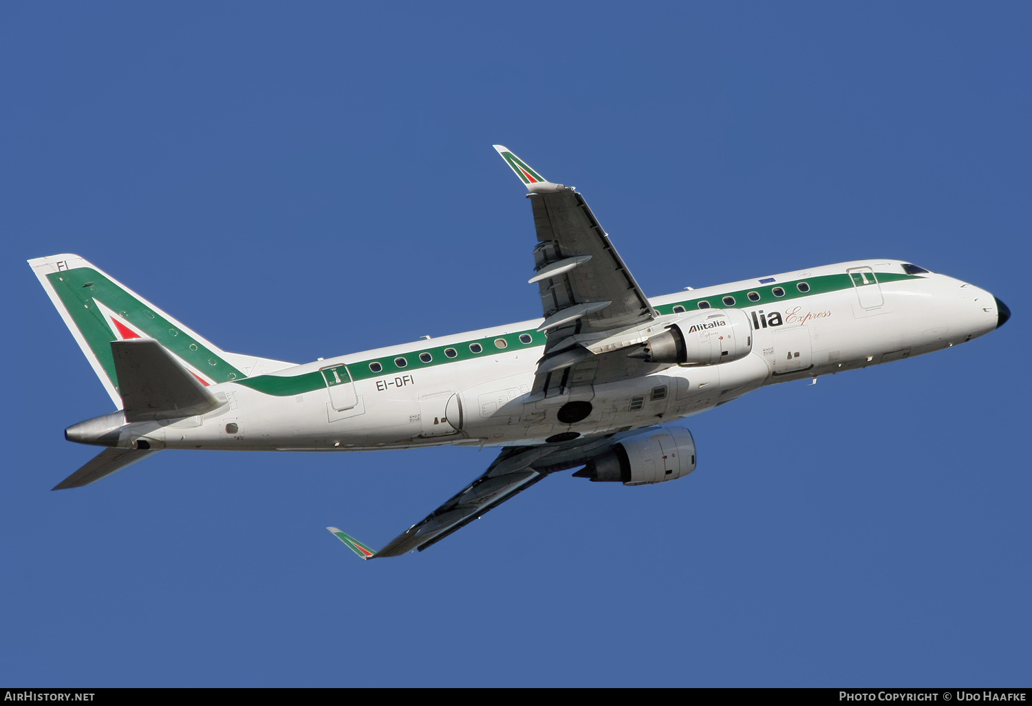 Aircraft Photo of EI-DFI | Embraer 170LR (ERJ-170-100LR) | Alitalia Express | AirHistory.net #577815