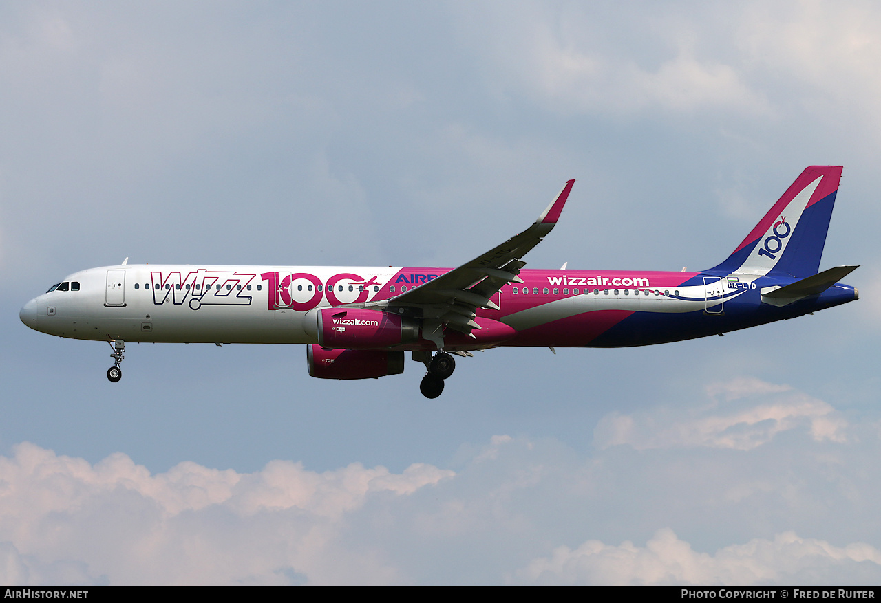 Aircraft Photo of HA-LTD | Airbus A321-231 | Wizz Air | AirHistory.net #577847