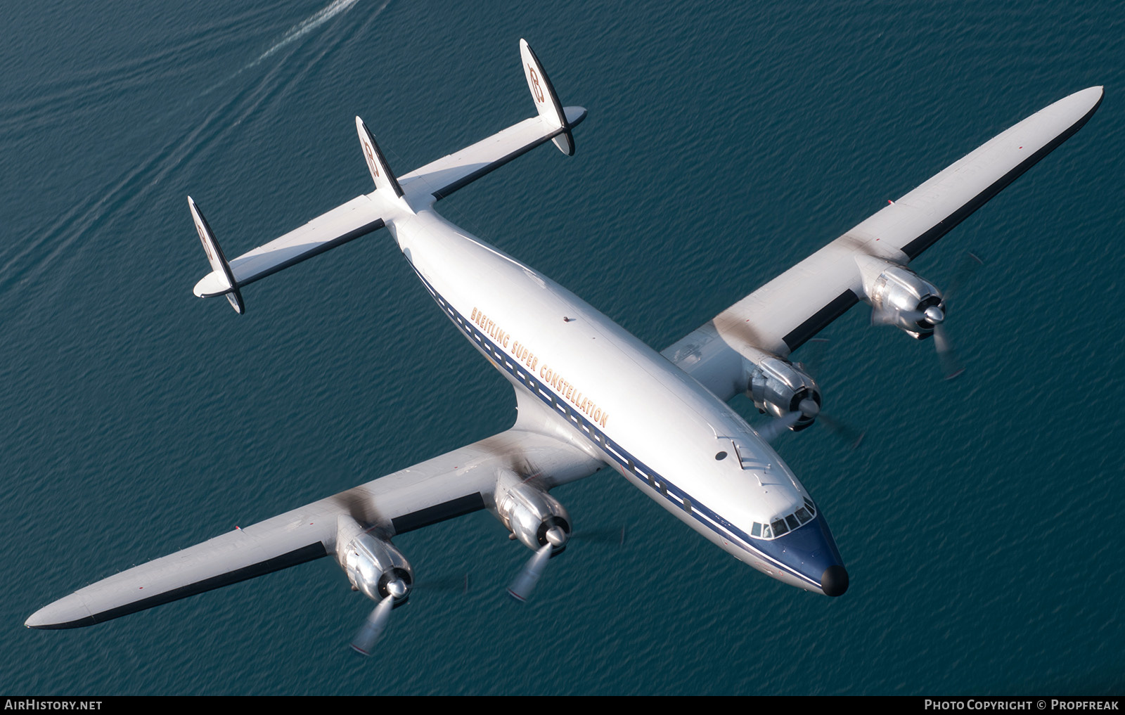 Aircraft Photo of HB-RSC | Lockheed L-1049F Super Constellation | Breitling | AirHistory.net #577878