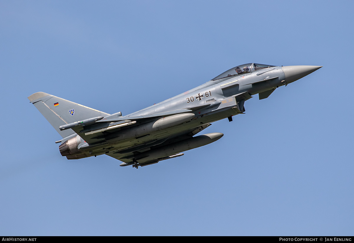 Aircraft Photo of 3061 | Eurofighter EF-2000 Typhoon S | Germany - Air Force | AirHistory.net #577889