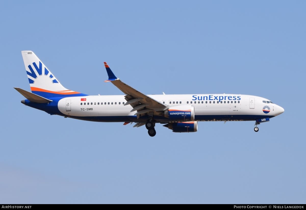 Aircraft Photo of TC-SMB | Boeing 737-8 Max 8 | SunExpress | AirHistory.net #577892