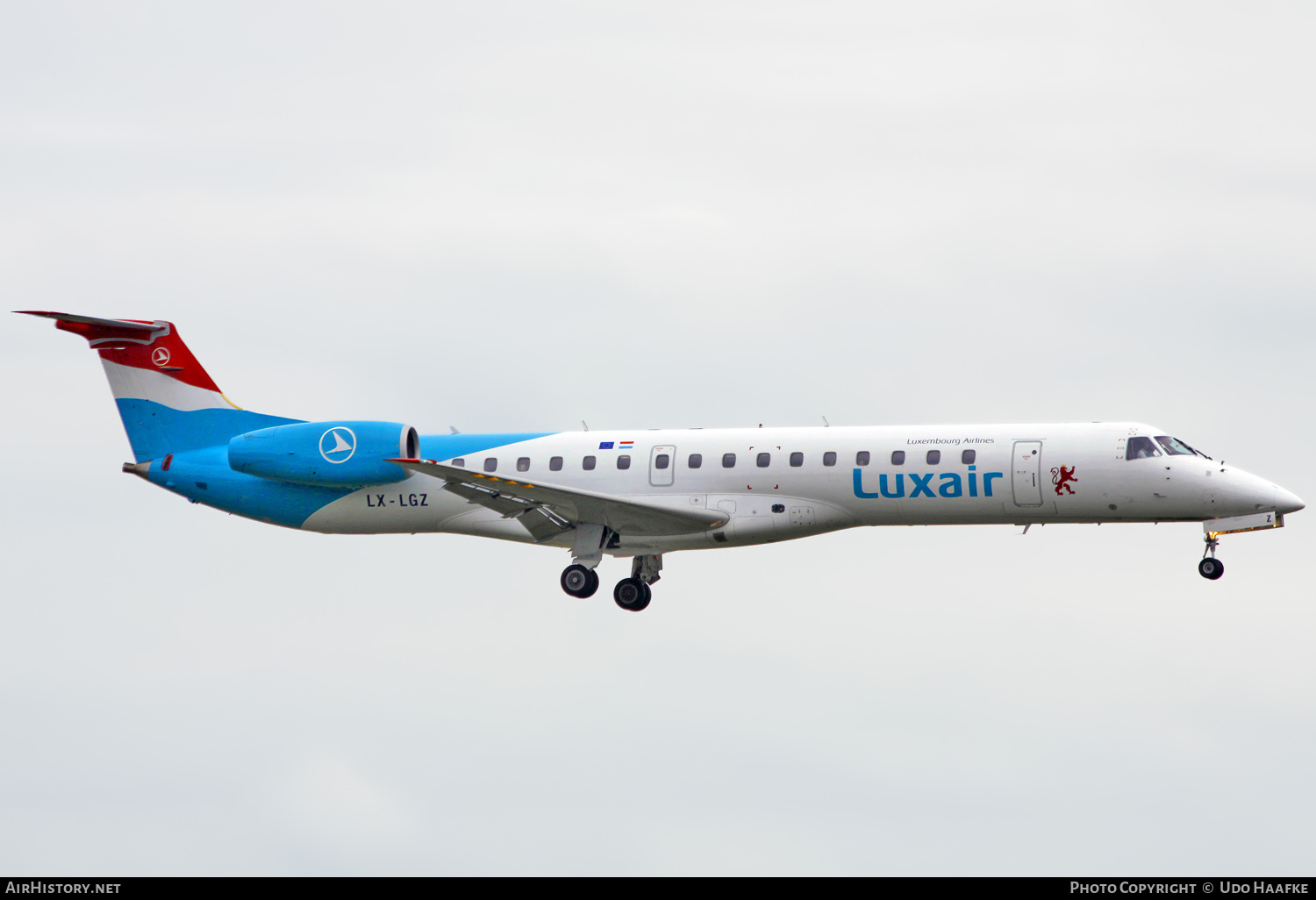 Aircraft Photo of LX-LGZ | Embraer ERJ-145LU (EMB-145LU) | Luxair | AirHistory.net #577989