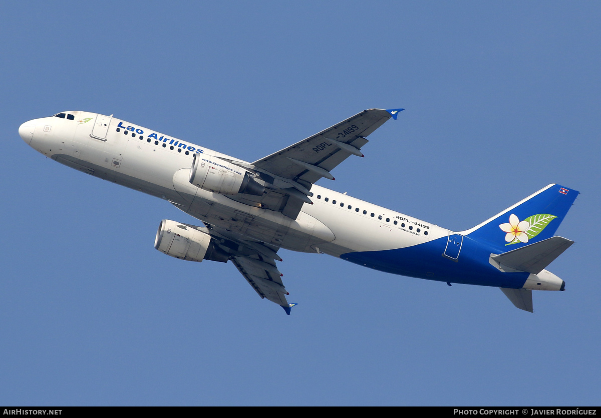 Aircraft Photo of RDPL-34199 | Airbus A320-214 | Lao Airlines | AirHistory.net #577993