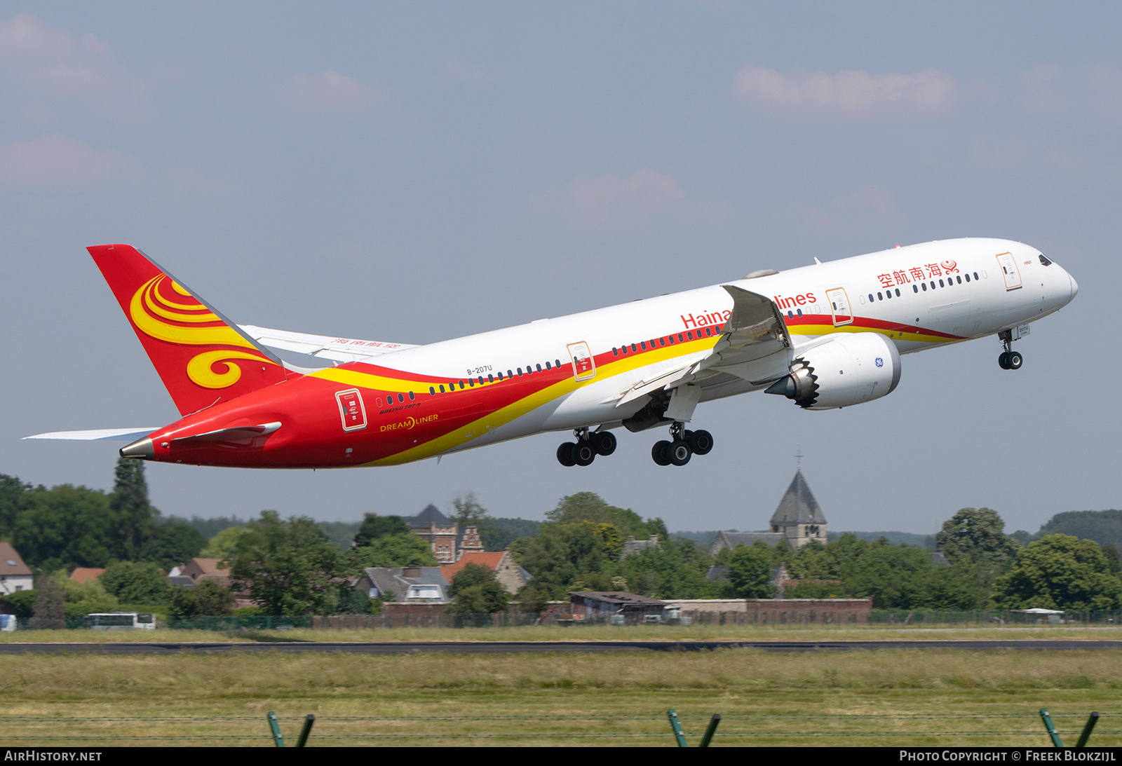 Aircraft Photo of B-207U | Boeing 787-9 Dreamliner | Hainan Airlines | AirHistory.net #577994