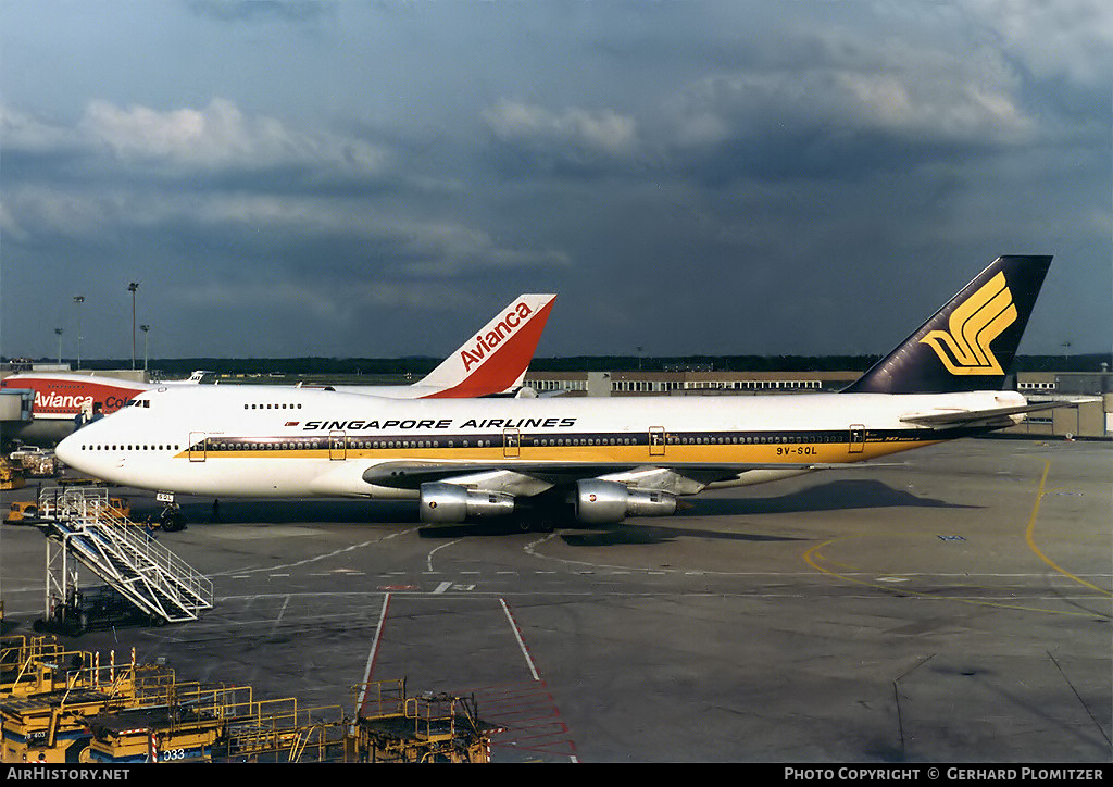 Aircraft Photo of 9V-SQL | Boeing 747-212B | Singapore Airlines | AirHistory.net #578010